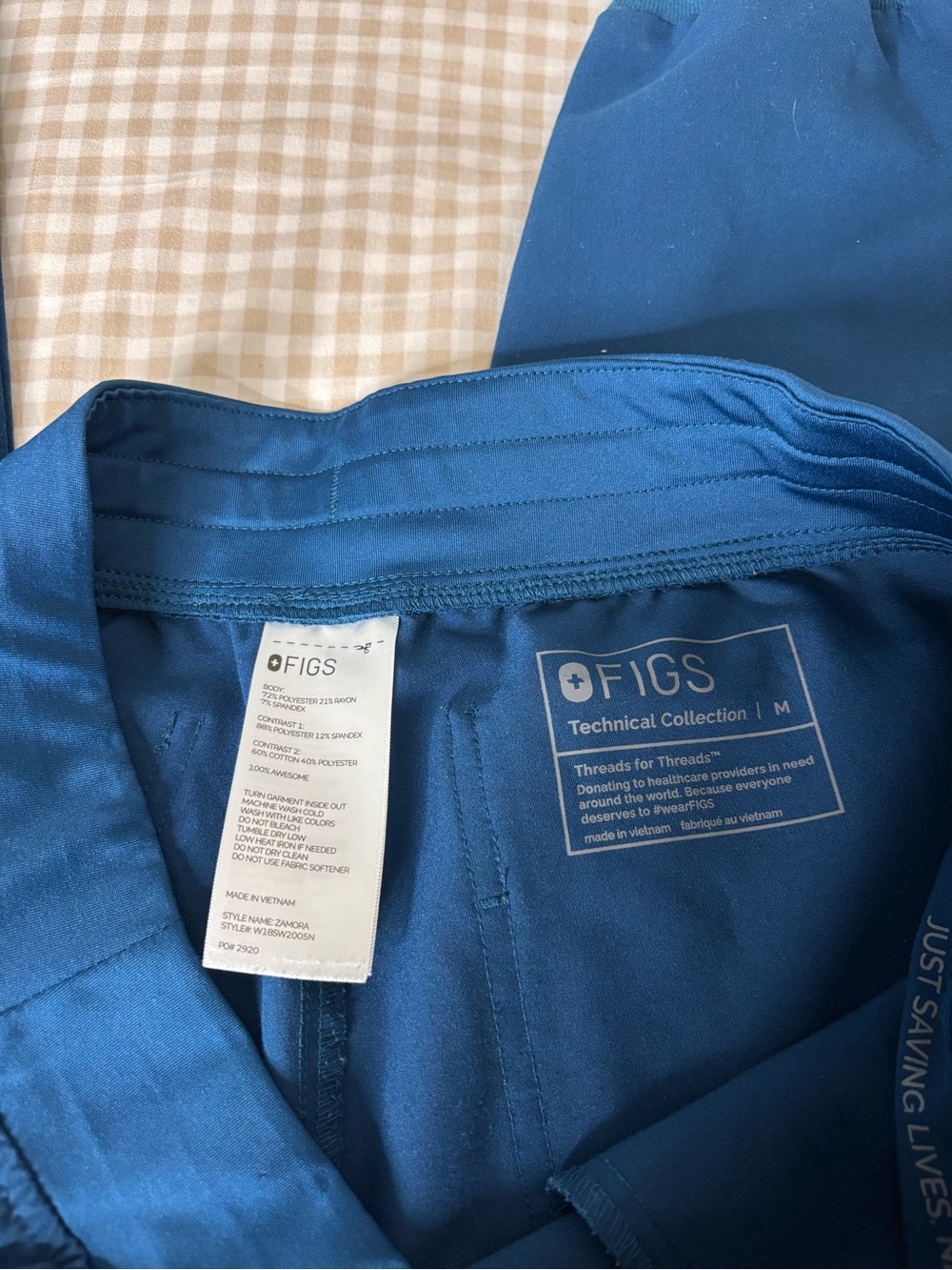 Figs Deep Reef Zamora Jogger Scrub Pants - Picture 4 of 4